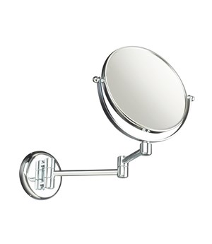 Wall-mounted jointed magnifying mirror