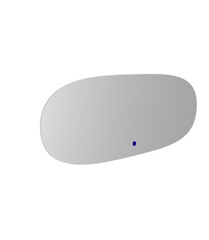 Oval backlit mirror 120x45