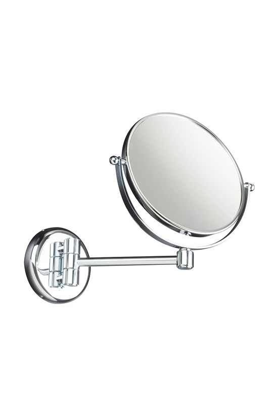 Wall-mounted magnifying mirror