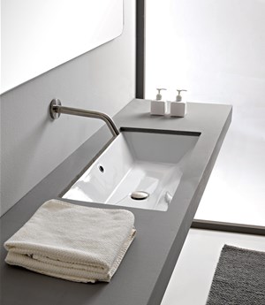 Under-top washbasin 60 x 36 Cm